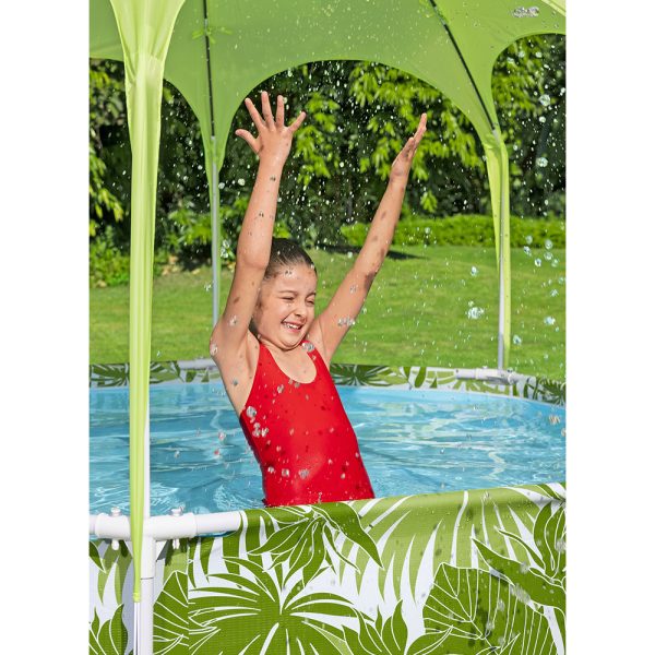 BESTWAY STEEL PRO UV CAREFUL AUFSTELLPOOL-SET SPLASH-IN-SHADE, RUND – Bild 9
