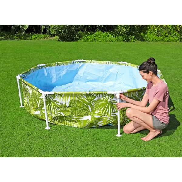 BESTWAY STEEL PRO UV CAREFUL AUFSTELLPOOL-SET SPLASH-IN-SHADE, RUND – Bild 13