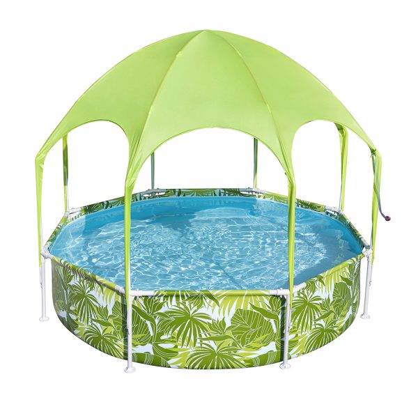 BESTWAY STEEL PRO UV CAREFUL AUFSTELLPOOL-SET SPLASH-IN-SHADE, RUND – Bild 4