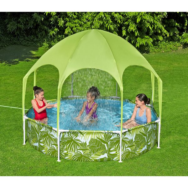 BESTWAY STEEL PRO UV CAREFUL AUFSTELLPOOL-SET SPLASH-IN-SHADE, RUND – Bild 5