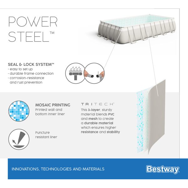 BESTWAY POWER STEEL POOL KOMPLETT-SET 732 X 366 X 132 CM – Bild 6