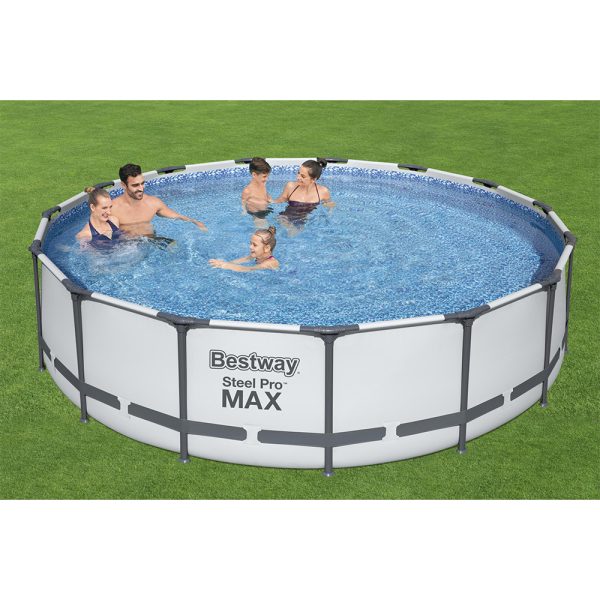 BESTWAY STEEL PRO MAX FRAME POOL KOMPLETT-SET 457 X 107 CM – Bild 2