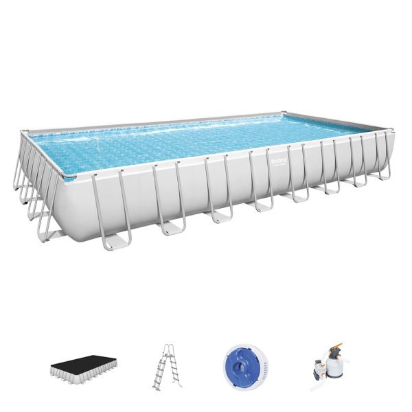 BESTWAY POWER STEEL AUFSTELLPOOL-SET 956X 488 X 132 CM – Bild 4