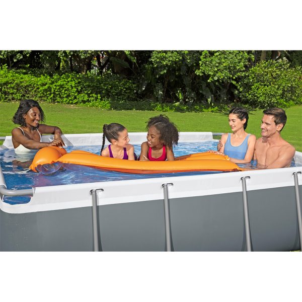 BESTWAY STEEL PRO MAX FRAME POOL SET MIT FILTERPUMPE 282 X 196 X 84 CM, GRAU – Bild 7