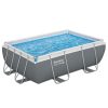 BESTWAY STEEL PRO MAX FRAME POOL SET MIT FILTERPUMPE 282 X 196 X 84 CM