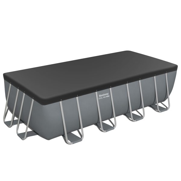 BESTWAY STEEL PRO MAX FRAME POOL KOMPLETT-SET MIT SANDFILTERANLAGE 488X244X122CM – Bild 2