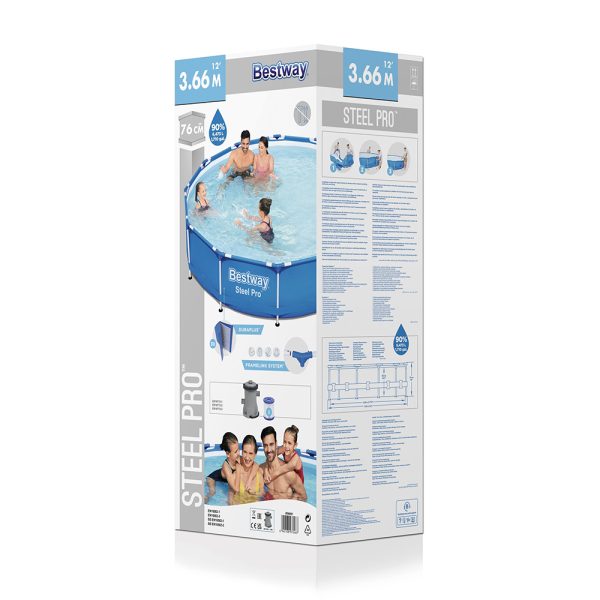 BESTWAY STEEL PRO FRAME POOL-SET 366 X 76 CM, RUND – Bild 4
