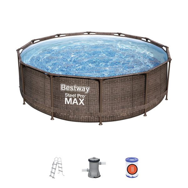 BESTWAY STEEL PRO MAX FRAME POOL KOMPLETT-SET 366 X 100 CM – Bild 3