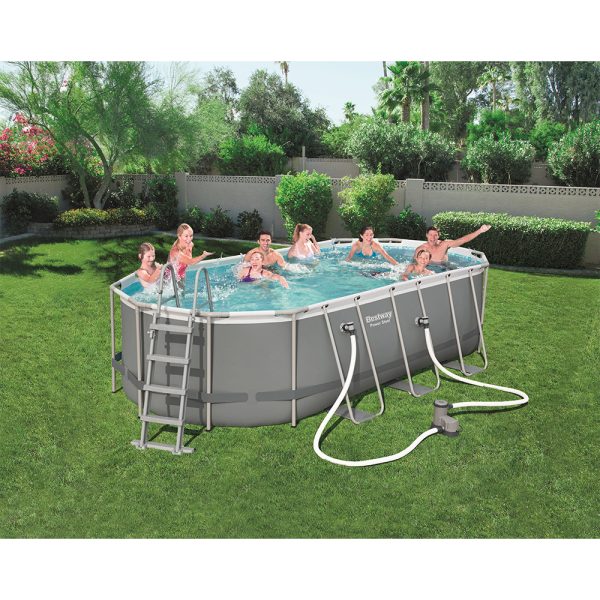 BESTWAY POWER STEEL FRAME POOL KOMPLETT-SET 549 X 274 X 122 CM – Bild 2