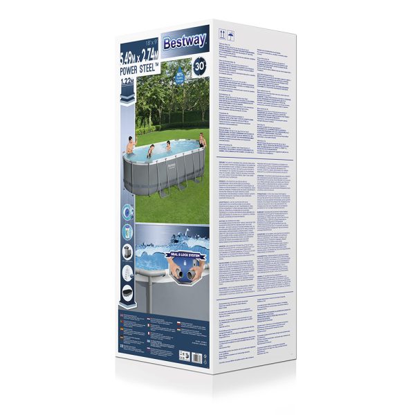 BESTWAY POWER STEEL FRAME POOL KOMPLETT-SET 549 X 274 X 122 CM – Bild 4