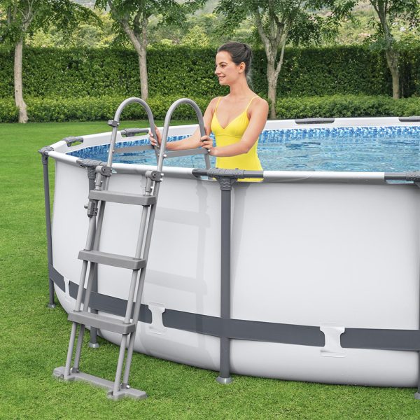 BESTWAY STEEL PRO MAX FRAME-POOL KOMPLETT-SET, RUND 427 X 107 CM – Bild 5