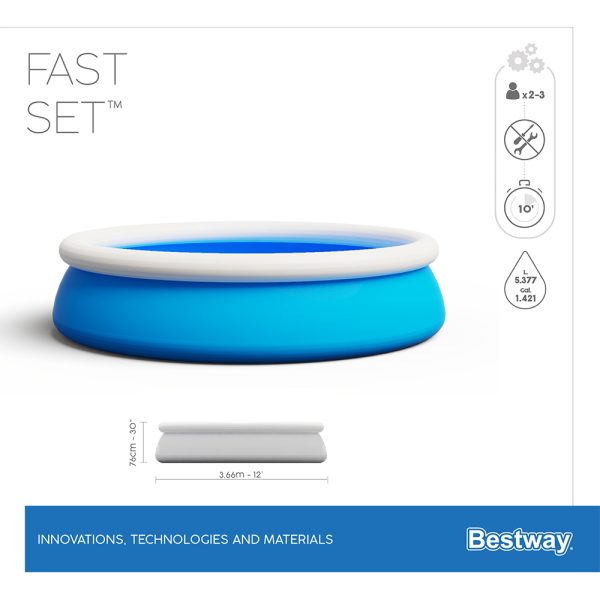 BESTWAY FAST SET POOL-SET 366 X 76 CM – Bild 7