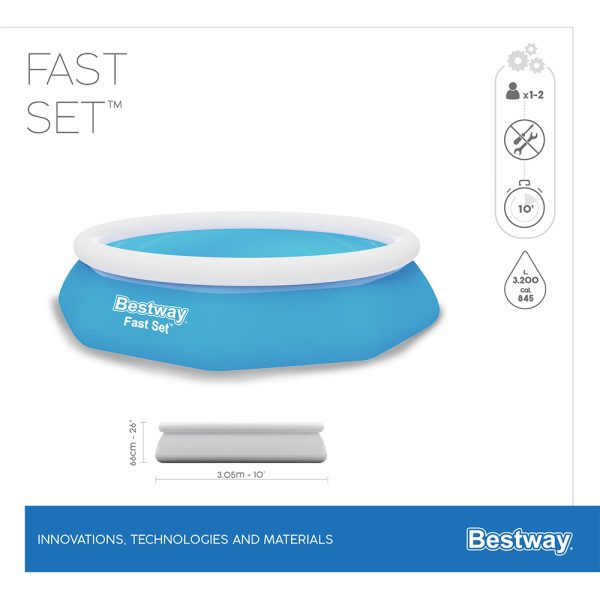 BESTWAY FAST SET POOL 305 X 66 CM, RUND – Bild 10