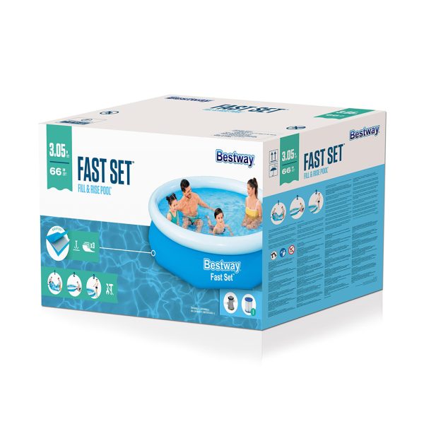 BESTWAY FAST SET POOL 305 X 66 CM, RUND – Bild 4