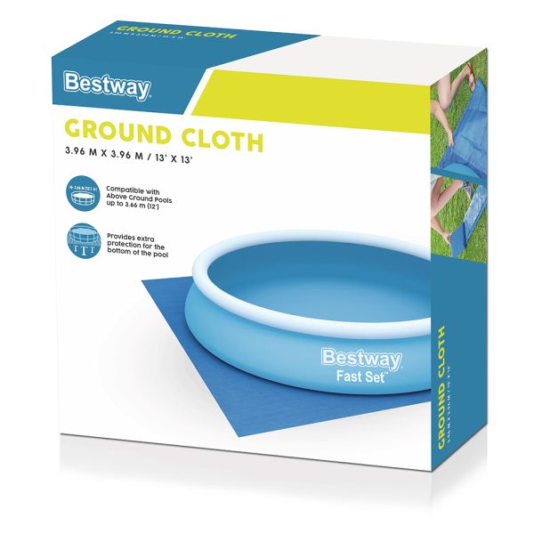 BESTWAY FLOWCLEAR BODENPLANE 396 X 396 CM – Bild 3