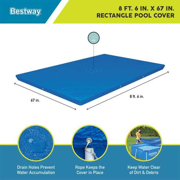 BESTWAY ABDECKPLANE 259 X 170 CM – Bild 8