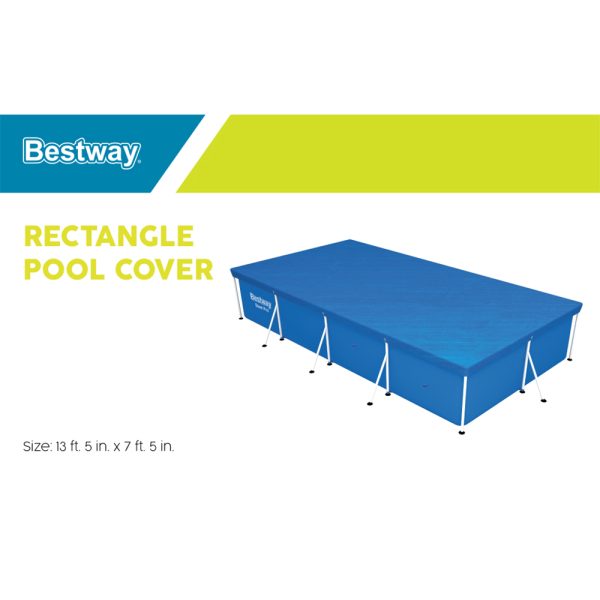 BESTWAY PE-ABDECKPLANE 400 X 211 CM, ECKIG – Bild 6