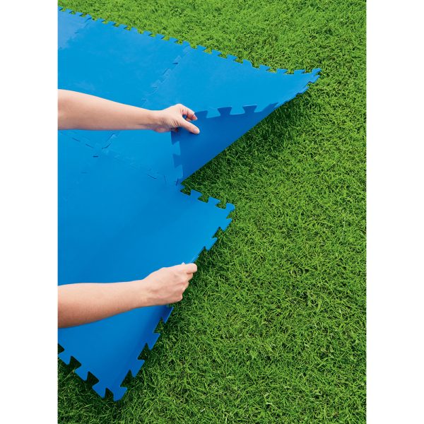 BESTWAY POOL-BODENSCHUTZFLIESEN SET 9 STÜCK À 50 X 50 CM – Bild 2
