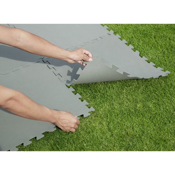 BESTWAY POOL-BODENSCHUTZFLIESEN SET 9 STÜCK À 50 X 50 CM – Bild 2