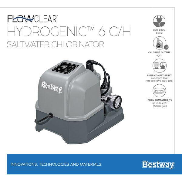 BESTWAY SALZWASSER-CHLORINATOR HYDROGENIC 6 G/H – Bild 21