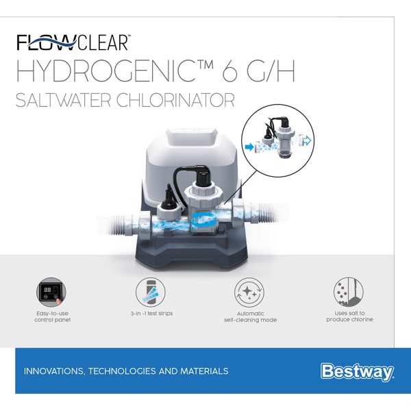 BESTWAY SALZWASSER-CHLORINATOR HYDROGENIC 6 G/H – Bild 22