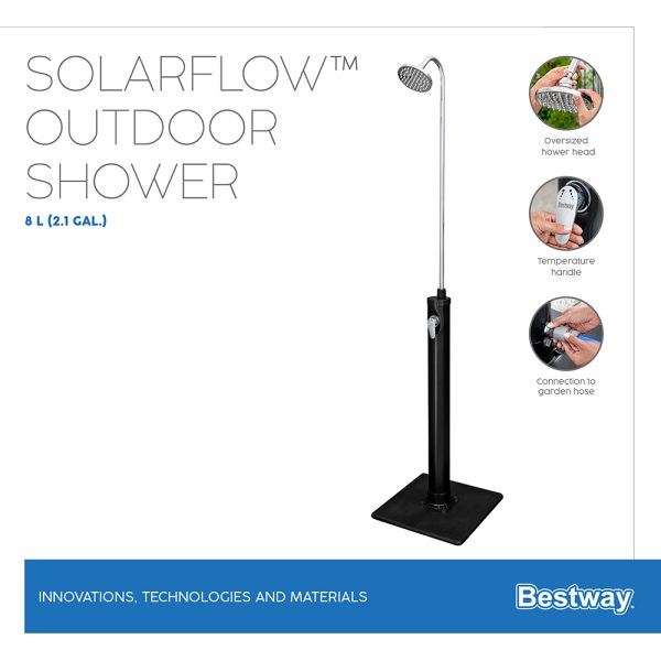 BESTWAY GARTENDUSCHE SOLARFLOW 8 LITER – Bild 17