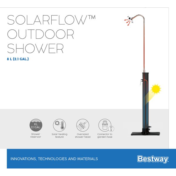 BESTWAY GARTENDUSCHE SOLARFLOW 8 LITER – Bild 18