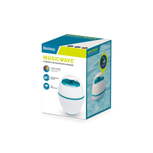 BESTWAY SCHWIMMENDER LED-BLUETOOTH-LAUTSPRECHER MUSIC WAVE – Bild 3