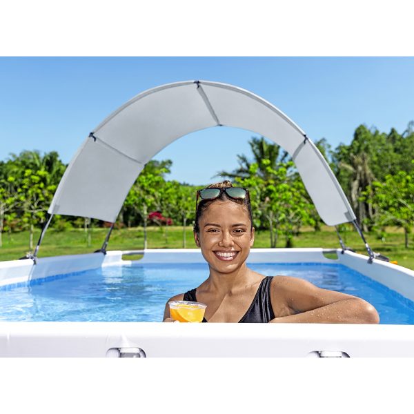 BESTWAY SONNENSCHUTZDACH FÜR POOLS 211 -344 CM – Bild 6