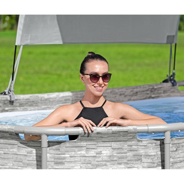BESTWAY SONNENSCHUTZDACH FÜR POOLS 211 -344 CM – Bild 8