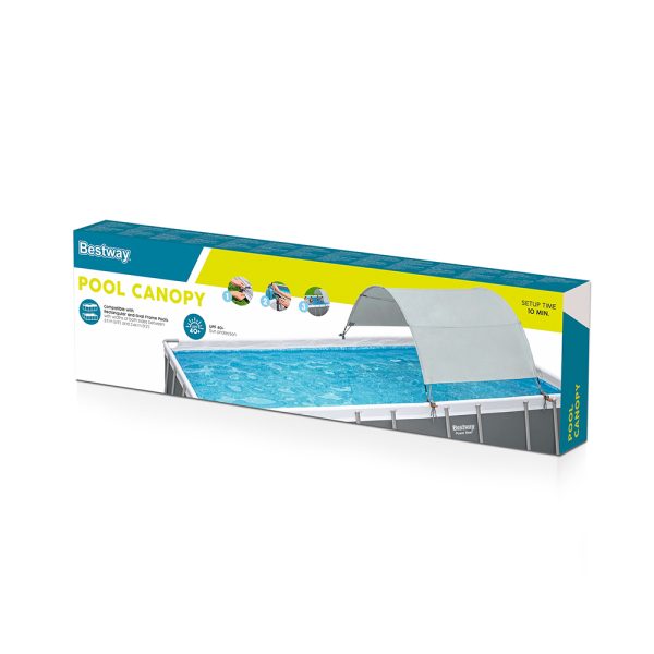 BESTWAY SONNENSCHUTZDACH FÜR POOLS 211 -344 CM – Bild 3
