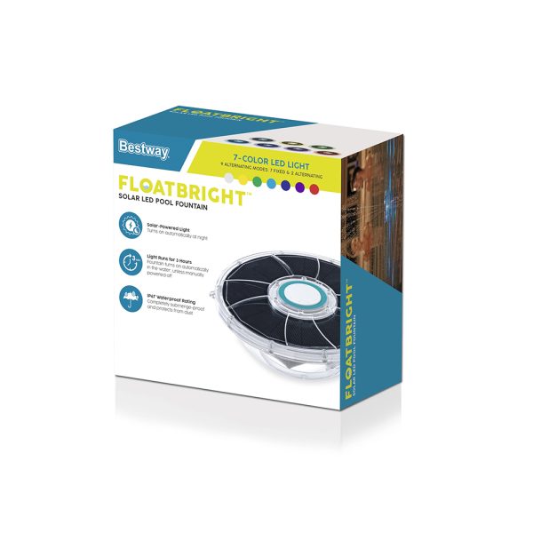 BESTWAY POOLFONTÄNE FLOATBRIGHT MIT SOLARBETRIEBENEN LED-LICHT – Bild 3