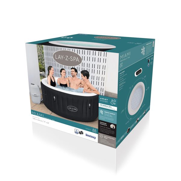 LAY-Z- SPA WHIRLPOOL MIAMI AIRJET FÜR BIS ZU 4 PERSONEN – Bild 5