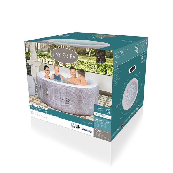LAY-Z-SPA WHIRLPOOL CANCUN AIRJET FÜR BIS ZU 4 PERSONEN – Bild 5