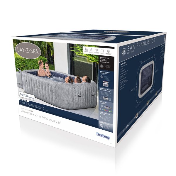 LAY-Z-SPA ENERGIESPAR-WHIRLPOOL SAN FRANCISCO HYDROJET PRO, MIT APP-STEUERUNG – Bild 5