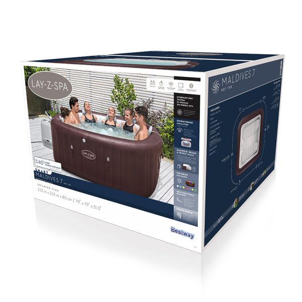LAY-Z-SPA ENERGIESPAR-WHIRLPOOL MALDIVES HYDROJET PRO MIT APP-STEUERUNG – Bild 5