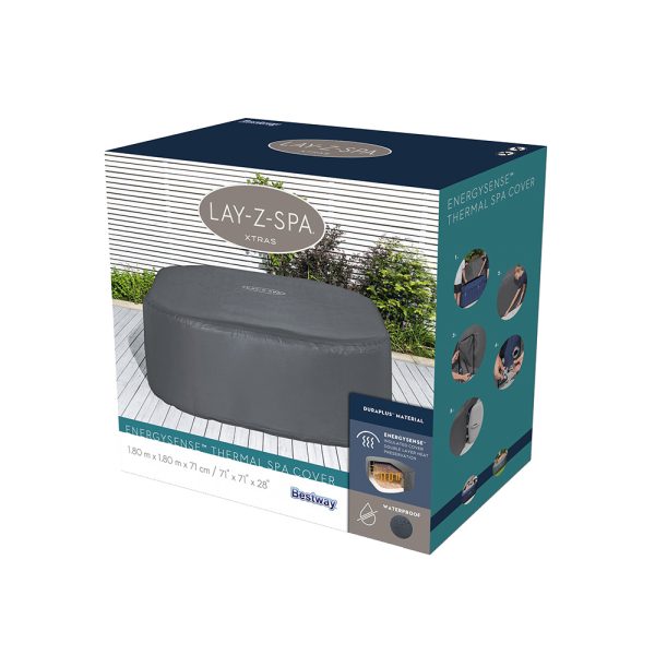 LAY-Z-SPA XTRAS ENERYSENSE THERMO-KOMPLETTABDECKUNG Ø 180 X 180 X 71 CM – Bild 3