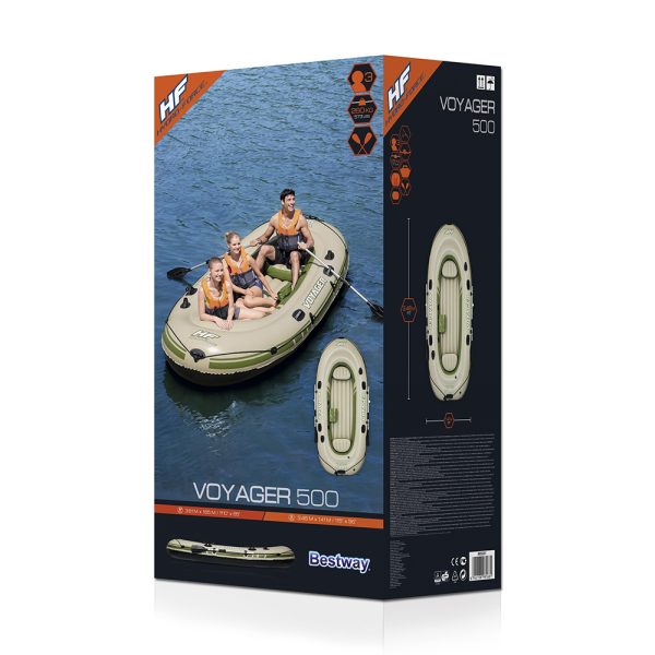 HYDRO-FORCE SCHLAUCHBOOT-SET VOYAGER 500 348 X 141 X 48 CM – Bild 4