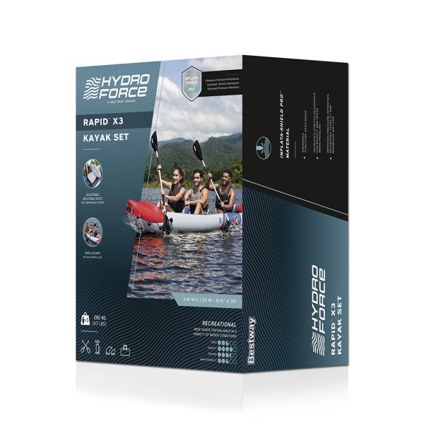 HYDRO-FORCE KAJAK-SET RAPID X3 381 CM – Bild 4