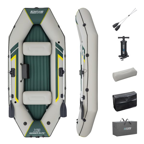 HYDRO-FORCE SCHLAUCHBOOT KOMPLETT-SET RANGER ELITE X3 295 X 130 X 46 CM – Bild 3