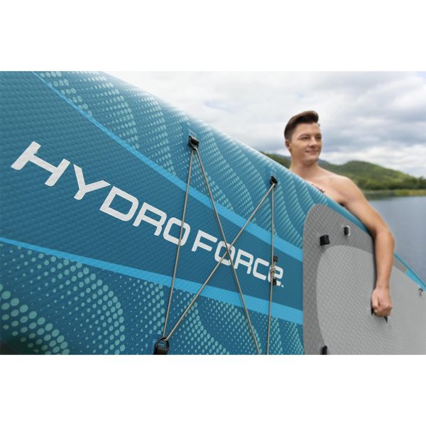 HYDRO FORCE SUP ALLROUND BOARD-SET AQUA DRIFTER MIT SITZ 335 CM – Bild 8