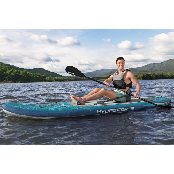 HYDRO FORCE SUP ALLROUND BOARD-SET AQUA DRIFTER MIT SITZ 335 CM – Bild 3
