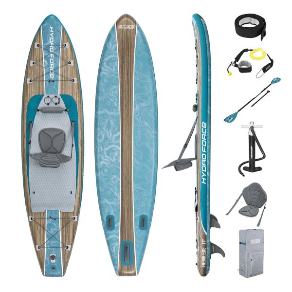 HYDRO FORCE SUP ALLROUND BOARD-SET FREESOUL ELITE MIT SITZ 335 CM – Bild 3