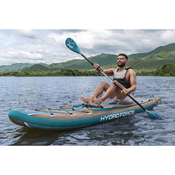 HYDRO FORCE SUP ALLROUND BOARD-SET FREESOUL ELITE MIT SITZ 335 CM – Bild 5