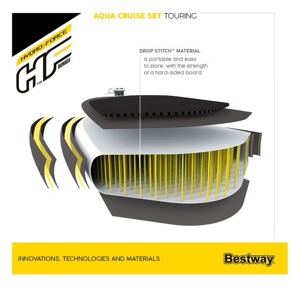 HYDRO-FORCE SUP-BOARD-SET AQUA JOURNEY274 CM – Bild 11