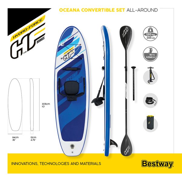 HYDRO-FORCE SUP/KAJAK-SET OCEANA 305 CM – Bild 11