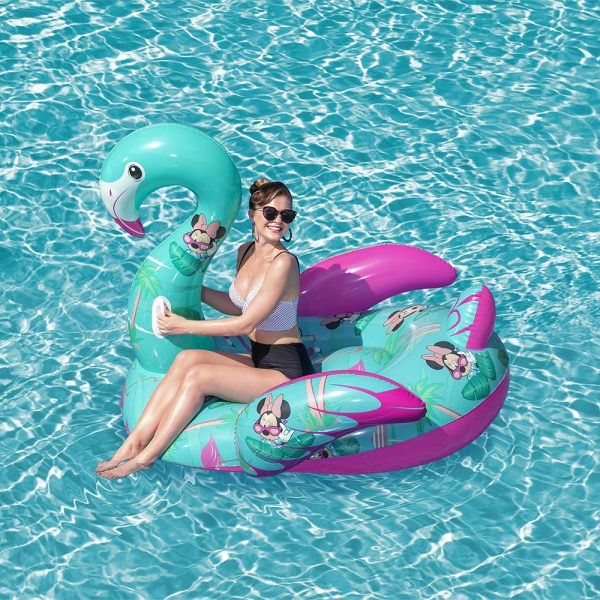 BESTWAY DISNEY SCHWIMMTIER FASHION FLAMINGO 173 X 170 CM – Bild 2