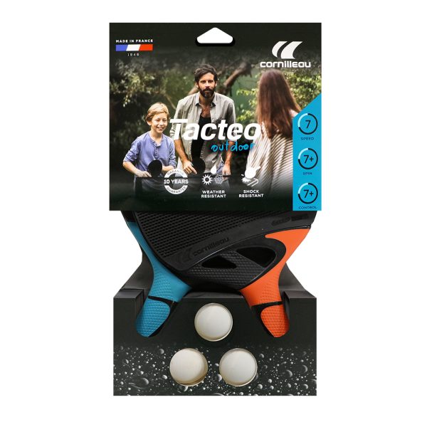 CORNILLEAU TISCHTENNISSCHLÄGER-SET TACTEO DUO INKL. 3 BÄLLE – Bild 3