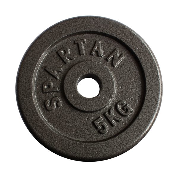 SPARTAN GUSSEISEN-HANTELSCHEIBEN 2 X 5 KG – Bild 2