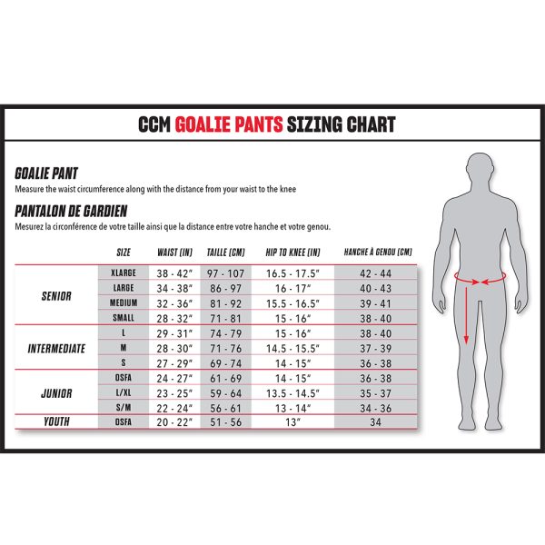 CCM 1.9GOALIE HOSE SENIOR – Bild 2